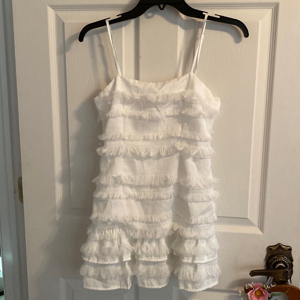 White Peplum shirt!  Size 2!